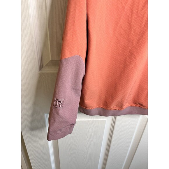 Patagonia Jacket Womens Small Orange Purple R1 CrossStrata New Belgium Beer - Picture 9 of 10